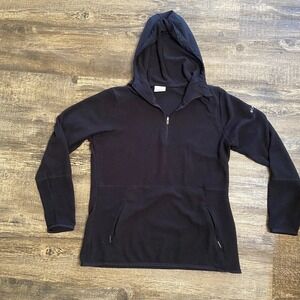 Columbia Hooded Thermal Pullover Size L Large Women's Womens Jacket‎ Black